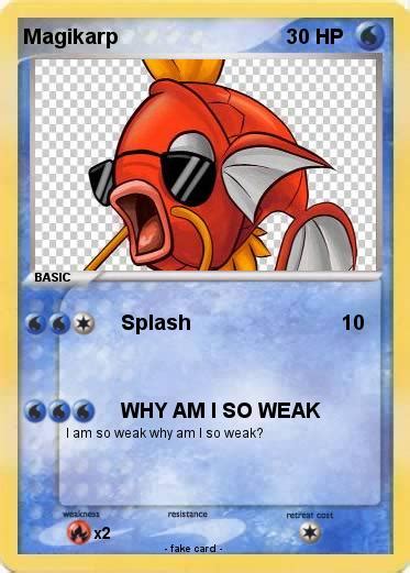 Pokémon Magikarp 1818 1818 Splash My Pokemon Card