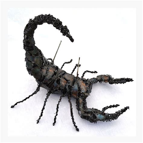 Metal Scorpion Sculpture Insect Art Metal Bug Sculpture