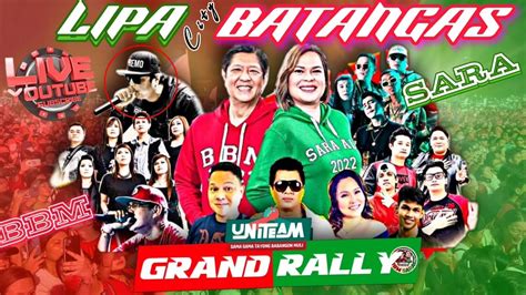 Livebbm Sara Uniteam Lipa City Batangas Grand Rally April 20 2022