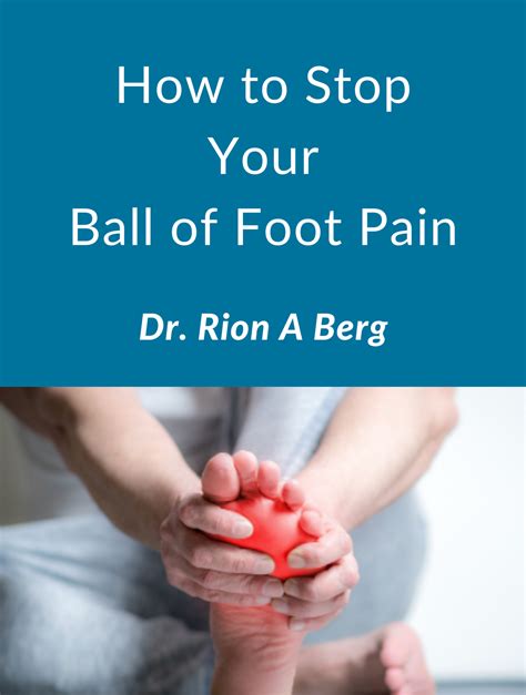 How To Stop Your Ball Of Foot Pain In Seattle Foot And Ankle Center