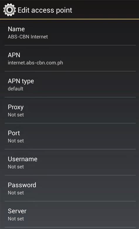 Abs Cbn Mobile Sim Internet 3g Gprs Apn Manual
