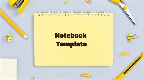 Notebook Powerpoint Template