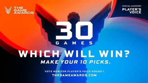 The game awards 2020 finalmente están aquí con un tremendo evento online que correrá a 4k y donde los videojuegos serán premiados en diferentes ámbitos. VOTE NOW FOR YOUR FAVES IN THE GAME AWARDS' PLAYERS VOICE ...