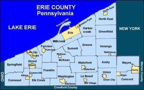 Erie Pa Zip Code Map Carolina Map