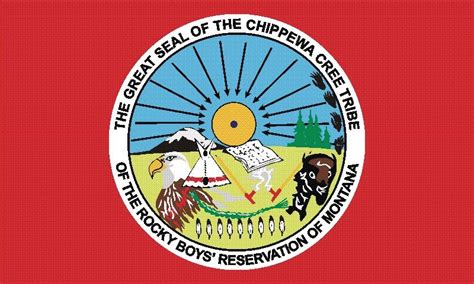 Flag Of Chippewa Cree Tribe