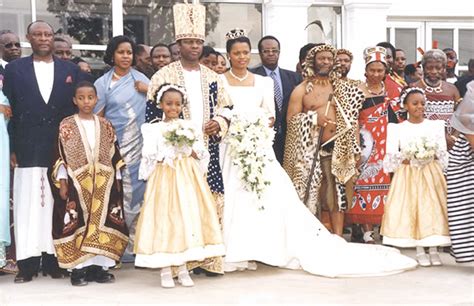 Wedding King Zwelithini Wives Images Lavish Life Of Zulu King