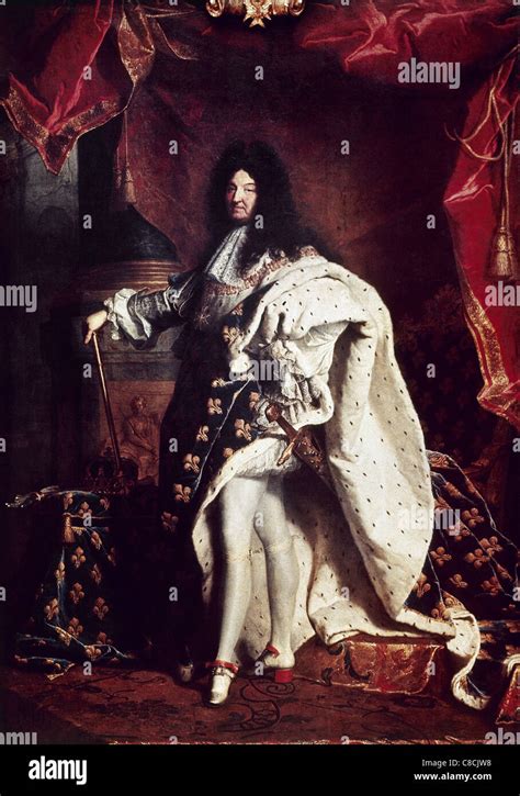 Louis Xiv 1638 1715 King Of France Portrait By Hyacinthe Rigaud 1701 Louvre Museum Paris
