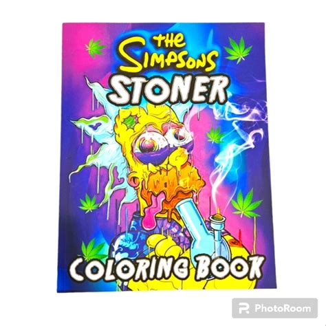 Office The Simpsons Stoner Coloring Book For Adults Poshmark