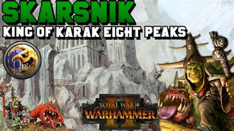 Skarsnik Warlord Of Karak Eight Peaks Greenskin Legendary Lord Lore