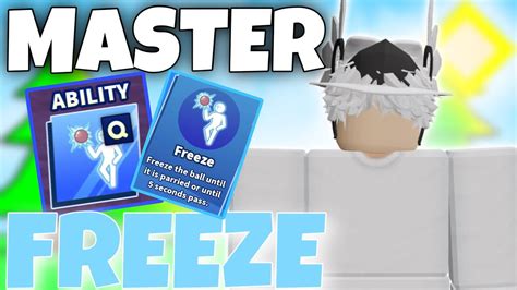 How To Become A Pro At The Freeze Ability Blade Ball Youtube