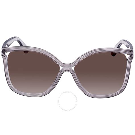 Chloe Grey Gradient Square Sunglasses Ce737s 035 58 Chloé