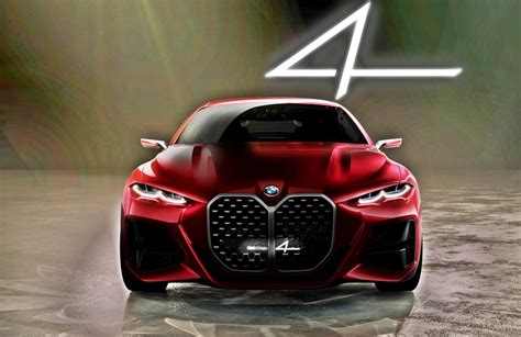 Bmw Concept 4 With Huge Kidneys Previews Next 4 Series Coupe News And