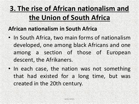 Case Study African Nationalism