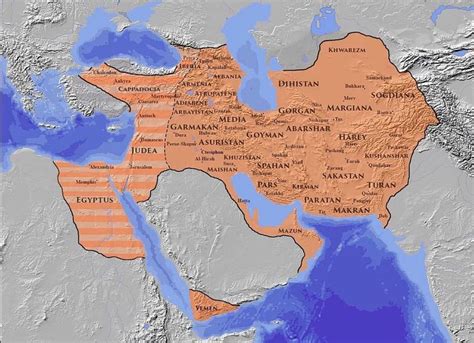 The Sassanid Empire Of Persia 224 651 Ce At Its Greatest Territorial