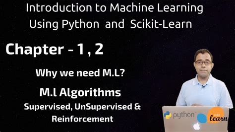 Introduction To Machine Learning With Python And Scikit Learn Tutorial Chapter Youtube