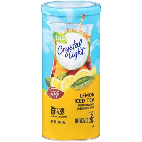 Crystal Light Iced Tea Drink Mix 6 Pitcher Packets