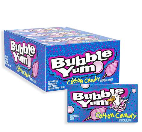 Bubble Yum Gum Cotton Candy Big Pack 12x28oz Pacific Candy Wholesale