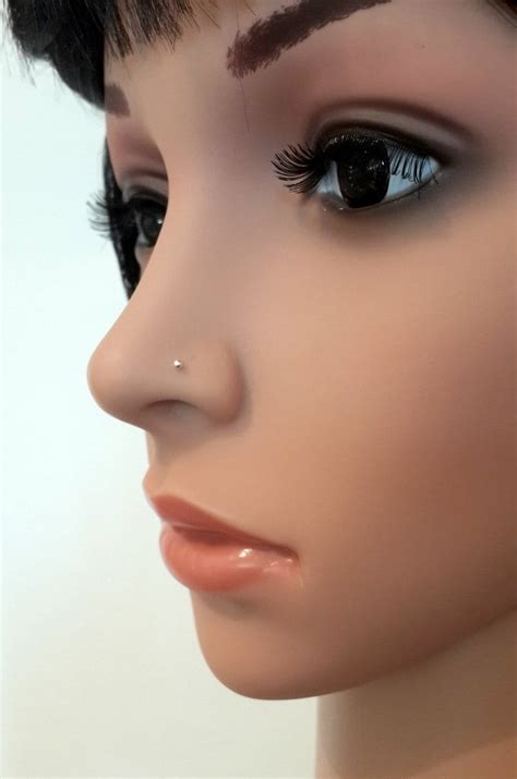 925 Sterling Silver Tiny Nose Stud Minimalist Nose Stud