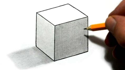 ▻learn how to draw with pencils with my step by step drawing tutorials. Draw 3d cube illusion with shading easy step by step for ...