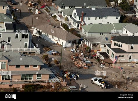 Aerial Views Of Hurricane Sandy Damage Along The New York Coastline