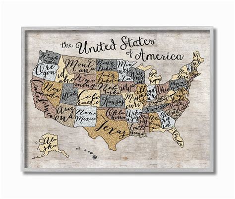 The Kids Room By Stupell The Stupell Home Decor United States Map