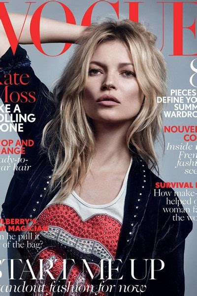 People News Kate Moss Auf Dem Cover Der Vogue Uk Vogue Germany