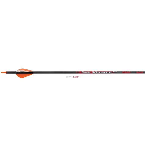 Victory Archery Vforce Sport 400 Spine Fletched 3 Pack Ready To Shoot