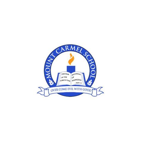 Mount Carmel School Logo Boys Round Neck T Shirt India