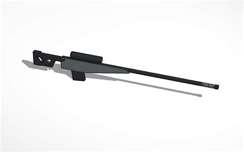 3d Design Challenger 10mm Bolt Action Rifle Tinkercad
