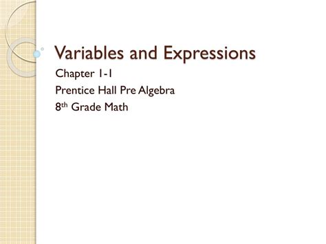 Ppt Variables And Expressions Powerpoint Presentation Free Download