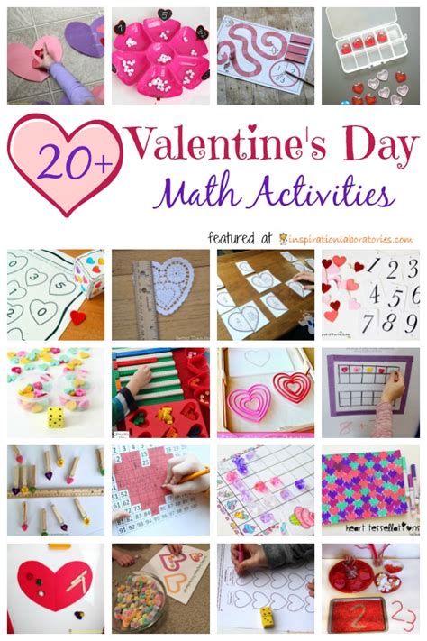 20 Valentines Day Math Activities Inspiration Laboratories
