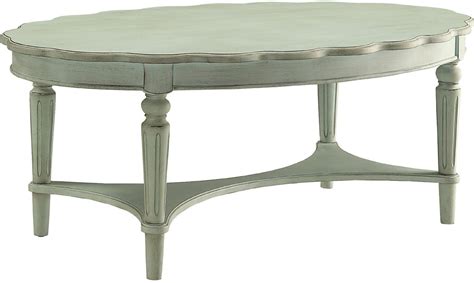 Sanon coffee tables for living room wooden coffee table industrial decor coffee table green 35.4x23.6x18.1 plastic $126.14 $ 126. Fordon Antique Green Coffee Table from Acme | Coleman ...