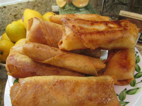 Another famous street food philippines is the chicken skin. Filipino Dessert: Turon - asimplysimplelife | Turon recipe, Filipino desserts, Recipes
