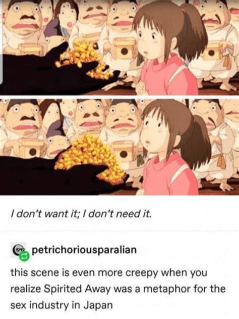 Tumblr User Calls Out Animated Fantasy Film Spirited Away As A Metaphor For The Japanese Sex