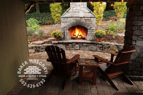 Outdoor Fireplace Stone