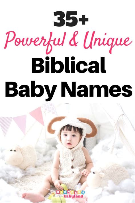 Biblical Baby Names We Love And Might Be Using Revealing Our Future