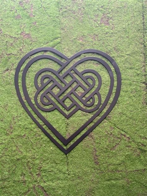 Celtic Heart Love Knot Trinity Knot Charm Eternal Love Irish Etsy