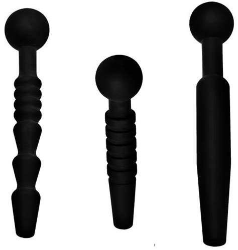Dark Rods 3 Piece Silicone Penis Plug Set Black On Literotica