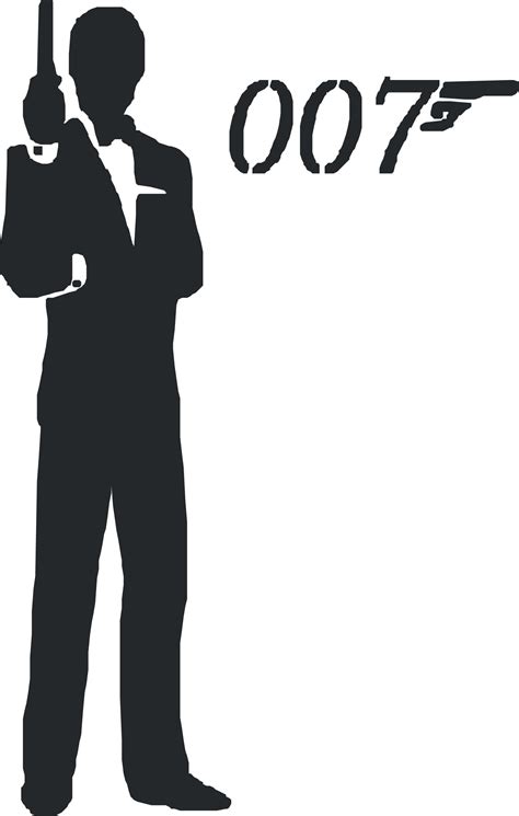 James Bond Silhouette Clip Art