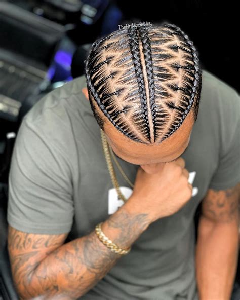 Hype Hair Magazine On Instagram “men’s Freestyle Braids 🔥 Styled By Thebrimarieway
