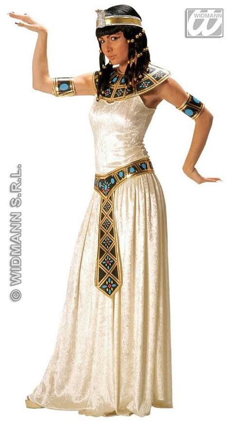 Deluxe Egyptian Empress Cleopatra Costume Traje De Fantasia Fantasia De Cleópatra Moda Egípcia