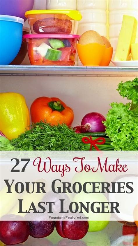 When stored under the right temperature is a covered container. 27 Ways To Make Your Groceries Last As Long As Possible