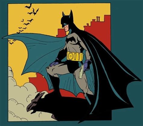 The Golden Age Of Batman Im Pretty Sure Thats A Gun In His Hand But