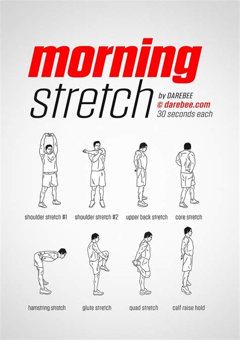 Pinterest Morning Workout Routine Morning Stretches Workout