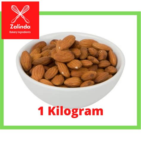 Almond Whole Badam Biji 1kg California Lazada