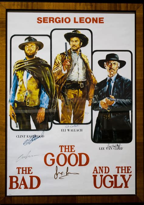 Vintage 1966 The Good The Bad And The Ugly Movie Poster