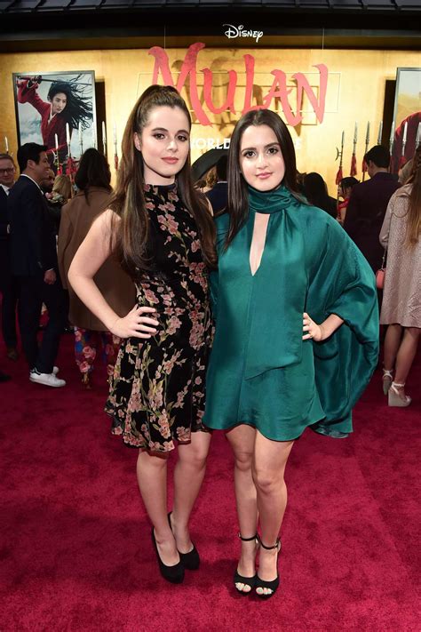 Laura And Vanessa Marano Attend The Premiere Of Disneys Mulan At