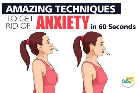 How To Get Rid Of Anxiety Within 60 Seconds Fab How