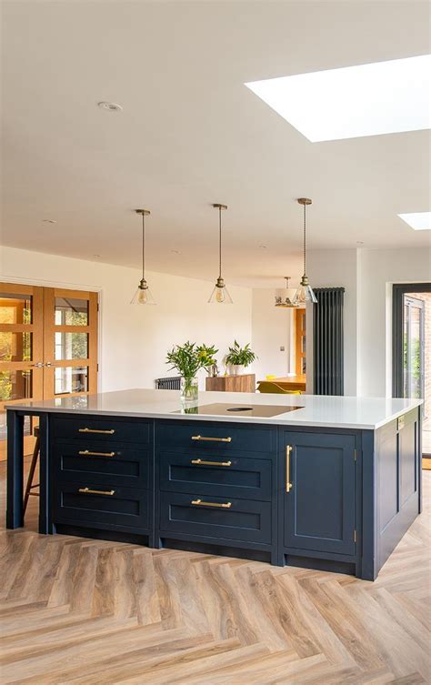 Two story four bedroom two bath in beautiful blue island! See This Beautiful Bespoke Blue Kitchen Island On Our ...