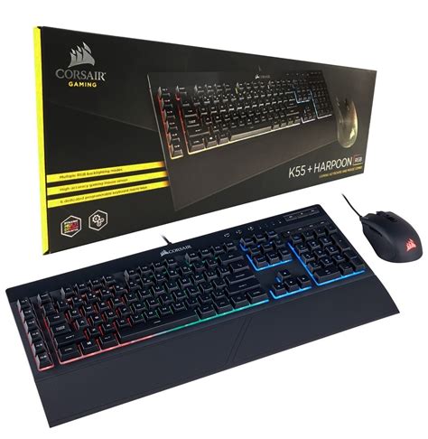 Kit Teclado Mouse Harpoon K55 Corsair Hypergaming